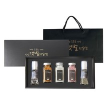 솔트레인보우 3종 + 그라인더 천일염 2종 세트, 단품