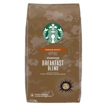 Costco 스타벅스 브랙퍼스트 블렌드 홀빈 커피 1.13kg, 1130g