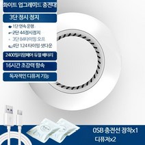 공기 청정기 추천 음이온 원룸 휴대용 미니, 단일사이즈, 화이트 업그레이드