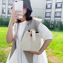 제이제이헤라 크로스 복조리 버킷백