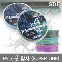 바이온 SDF PE 4 합사줄 100M (컬러) 슈퍼라인 합사라인 PE라인