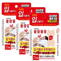 (주)누리메딕스 꿀잠꿀잠 밴드 마우스 (21매입) x 3개, 1개