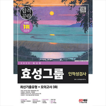2023 효성그룹 인적성검사 최신기출유형+모의고사 3회 스프링제본 1권 (교환&반품불가), 시대고시기획