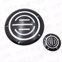 [해외] 할리 데이비슨 다이나 스포츠스터 스트리트 밥 xl 883 1200 스컬 더비 amp 타이머 커버 수리용 부품시장 오토바이 부품, 협동사, MT429-004C-BK, 1개