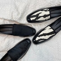 2.5cm 슬림에나멜 송치 로퍼