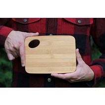 작은 대나무 도마 및 가방 | 캠핑 배낭 여행 하이킹 텐트 야외 생존 부시크래프트 보트 타기 낚시 사냥 쿨러 RV 카약 카누 휴대용 선물