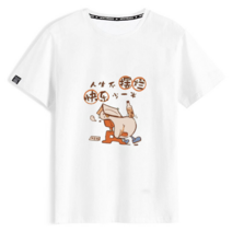 여름 순면 티셔츠 패턴 오리 순미 스타일 남녀 공용