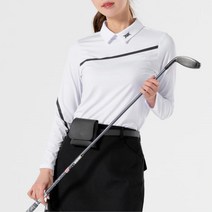 화이트 필드룩 연습복 여성 기능성 골프 긴팔 티셔츠 스포츠