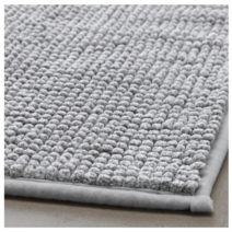 이케아 TOFTBO 토프트보 욕실매트 40x60 cm 발매트, 그레이화이트멜란지