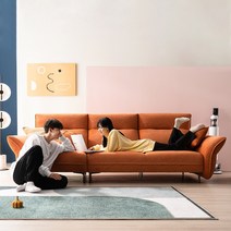 베르디안 라베르떼 커스터마이징 기능성 4인용 패브릭 소파, 일자형 - 길이 150mm, 그린