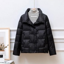 런메시 Runmecy 여성 가을 겨울 데일리 캐주얼 루즈핏 슬림 하이넥 패딩