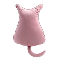 푹신냥 고양이 실루엣 인테리어 쿠션 퍼플 소품 쇼파 분위기 카페 사계절 홈리모델링 사무실 베개 가정용, 상세페이지 참조