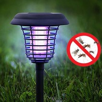 해충퇴치 모기퇴치기 야외 캠핑 낚시 2IN1 태양광 태양열 포충기 LED+UV R02