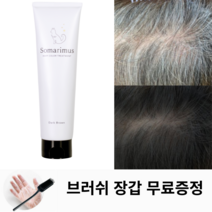 Somarimus 소마리마스 새치용 헤어 매니큐어 1개, 블랙