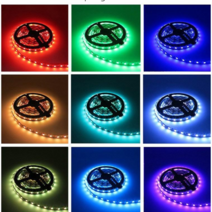 led플렉시블 RGB, 60구/5050/DC12V/방수5MLED플랙시블RGB