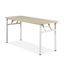 접이식 테이블 사무용 연수용 컴퓨터 책상, 신형접이식테이블-1500x450 (YWD6026-WH)