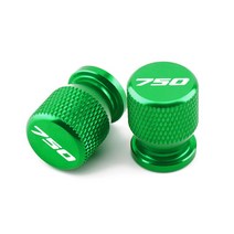 2022 혼다 포르자 750 용 휠 타이어 밸브 스템 에어 포트 캡 밀폐 커버 오토바이 액세서리 1 쌍, 07 Green