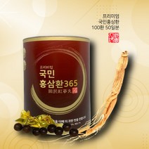 프리미엄 국민홍삼환 기력회복 활력증진 부모님선물 100환 50일분, 단품, 단품