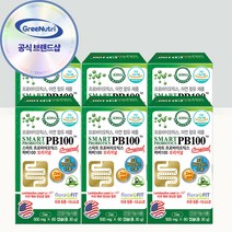 스마트 프로바이오틱스 피비100 X 6병(12개월) 듀폰 특허병 아연 플로라피트 베지캡슐