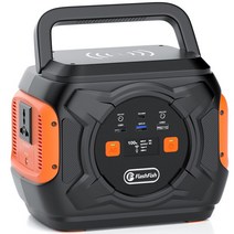 캠핑 파워뱅크 차박 200A 배터리 FF Flashfish-230V 320W 백업 휴대용 발전소 292Wh 태양열 100W PD CPAP, 한개옵션0