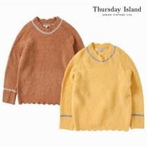 [백화점매장정품출고] 써스데이아일랜드 여성 니트 가디건 [Thursday Island] 테디베어 풀오버(T208MSW236W)