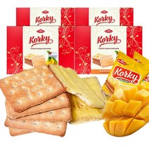 [뉴트리365] 콜키 요구르트 망고크림 크래커, 4박스, 415g
