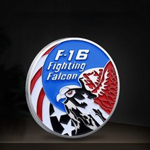 미국 공군 F-16 전투 팔콘 기념 동전 국제 전투기 군사 기념품 금화 은화 소장품, [02] Silver