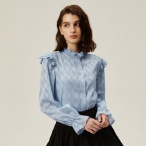 마리끌레르 러플 버튼업 블라우스MODCBL04M8 215799