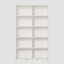 한샘 샘와이드 책장 5단 120cm 시공 (컬러 택1), 퓨어화이트(I)