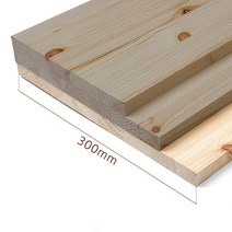 [셀프벨] 원목 집성판재 레드파인 선반, 1개, 18T 약300 x 900mm