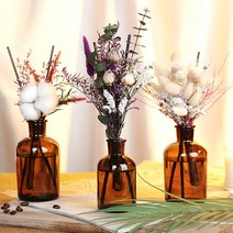 발향 좋은 프리미엄 플라워 프리저브드 디퓨저 실내방향제 200ml, 꽃 선택:보랏빛 향기|향 선택:핑크 샌드