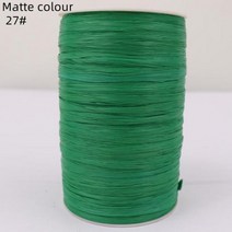 뜨개 뜨개질 실 목도리 양말 굵은 91 m/배럴 면 라피트 잔디 원사 여름 100% 천연 섬유 diy 짠 밀짚 모자 가방, 27-Matte colour