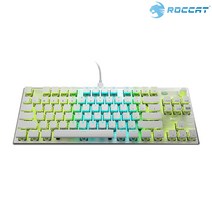 로켓 불칸 TKL 프로 한글 유선 게이밍 키보드 국내정품, 화이트