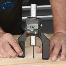 하이트 게이지 버니어 높이 측정기 마그네틱 디지털 깊이 톱 테이블용 두께 셀프 스탠딩 포함 목공용