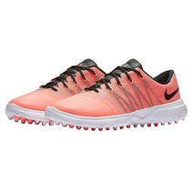 나이키 페더클락 라바글로우 스파이크리스 여성 골프화 NIKE Lunar Empress 2 Golf Shoes LAVA