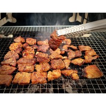 일가네 수제 돼지갈비 양념 캠핑 숯불 목살 소분포장 1인분 400g, 5개