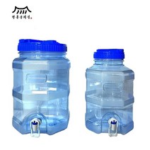 수도꼭지 물통 생수통 캠핑용 12리터 육각 코크 벨브 국산
