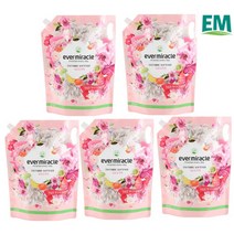 에버미라클 EM 후르츠 액츠퍼트 섬유유연제 2.5 L 리필, 리필 2.5L 후르츠 액츠퍼트  x 5개, 5개, 2.5L