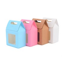 데라필 손잡이 종이봉투 창봉투 기프트박스 소-화이트 대형선물박스