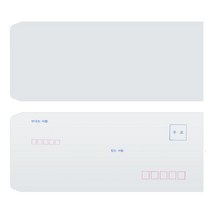 오피스존 A4봉투 인쇄유 인쇄무 100매 우편봉투 편지O 편지봉투 _ 6501209EA, $ 인쇄유