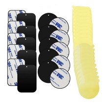 피치온 자석거치대용 고급 철판 마그네틱 메탈 플레이트 보호필름, 원형10개+사각10개 + 보호필름20개