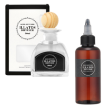일라토스 미니 디퓨저 50ml 1개 x 100ml 고농축 리필액 1개, CAM_50ml화이트머스크1개, CAR_100ml라벤더1개