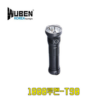 우벤 WUBEN T90 10000루멘 고성능 LED후레쉬 해루질 충전식 손전등 휴대용 라이트 캠핑 등산 야간 순찰 랜턴, 본체만 구매(배터리/충전기 미포함)