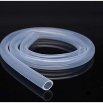 내열 실리콘 고무관 관개 세차 차량용호스 테프론 배기용 호스 소프트 연결호스 수도꼭지 식수용 고압 관출 소프, 5x9 내열 실리콘 고무관 1m