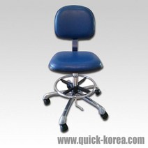 퀵코리아 무정전 제전의자 크린룸의자, 1개