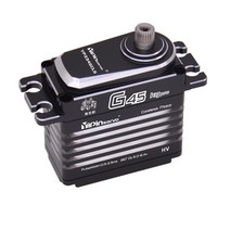 Yipinservo Coreless 프로그래밍 가능한 45kg 대형 토크 풀 메탈 디지털 모터 로봇 RC 자동차 크롤러 용 1/, 한개옵션0