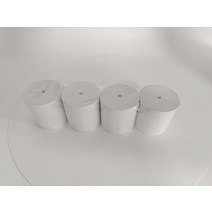 카드단말기용지 4롤/로트 80mm 영수증 감열지 POS 롤 열전 사 프린터 금전 등록기 티켓 80x80mm 열 용지, 한개옵션0