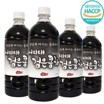 홍치마 대용량 국산 검은콩차 고농축 서리태 원액 쥐눈이 약콩 물 액상 950ml 다홍치마, 4개