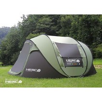 도플갱어텐트 도플갱어 원터치 동계백패킹텐트3-4 인용 초대형 자동 방풍 팝업 빠른 개방 캠핑 텐트 전망, 02 라이트 그린