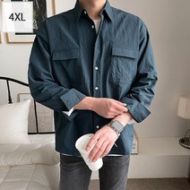 조군샵 투포켓 오버핏 나일론 셔츠 SH3344